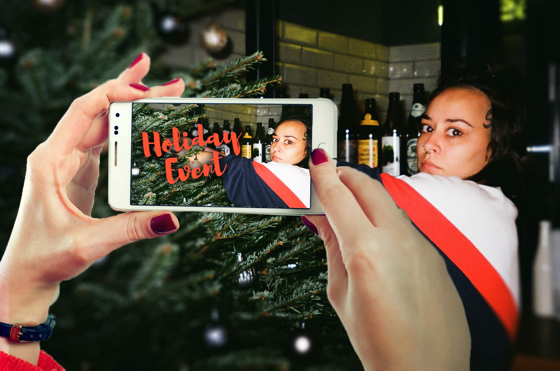using social media to promote holiday events