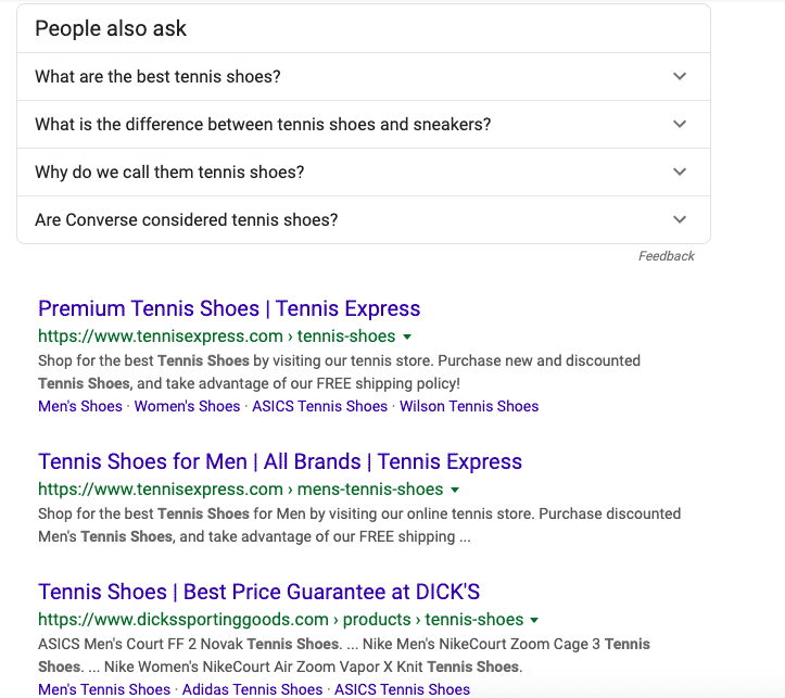 Organic search results for 