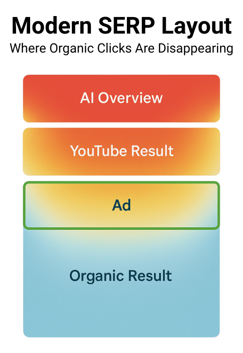 AI Overviews Modern SERP Layout